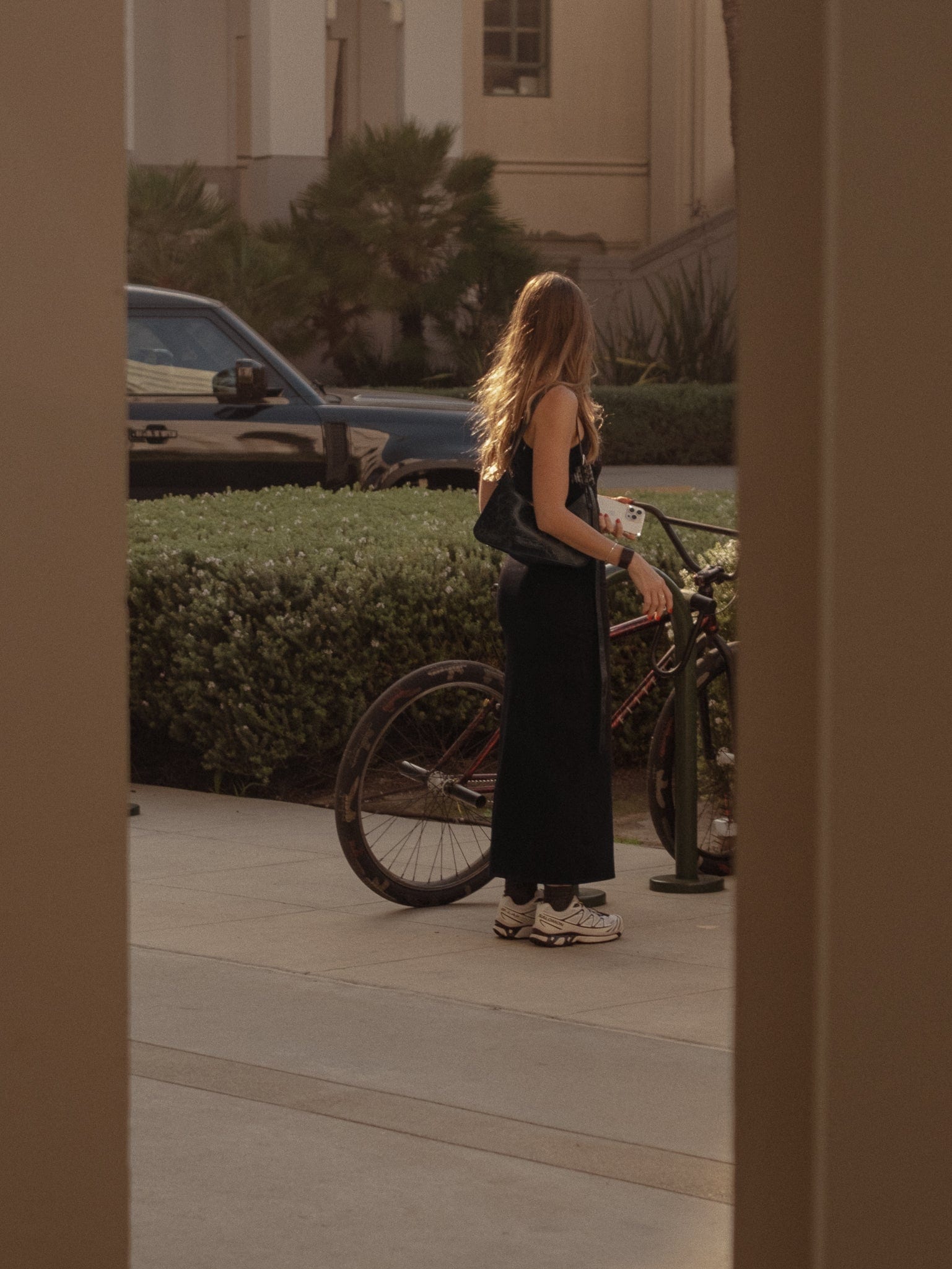 ESSENTIAL LONG DRESS - BLACK - imagen 3