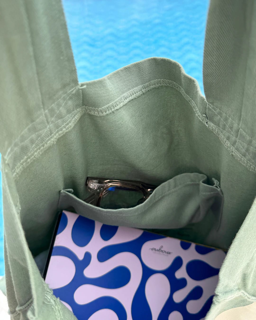 Tote bag - washed green - imagen 5