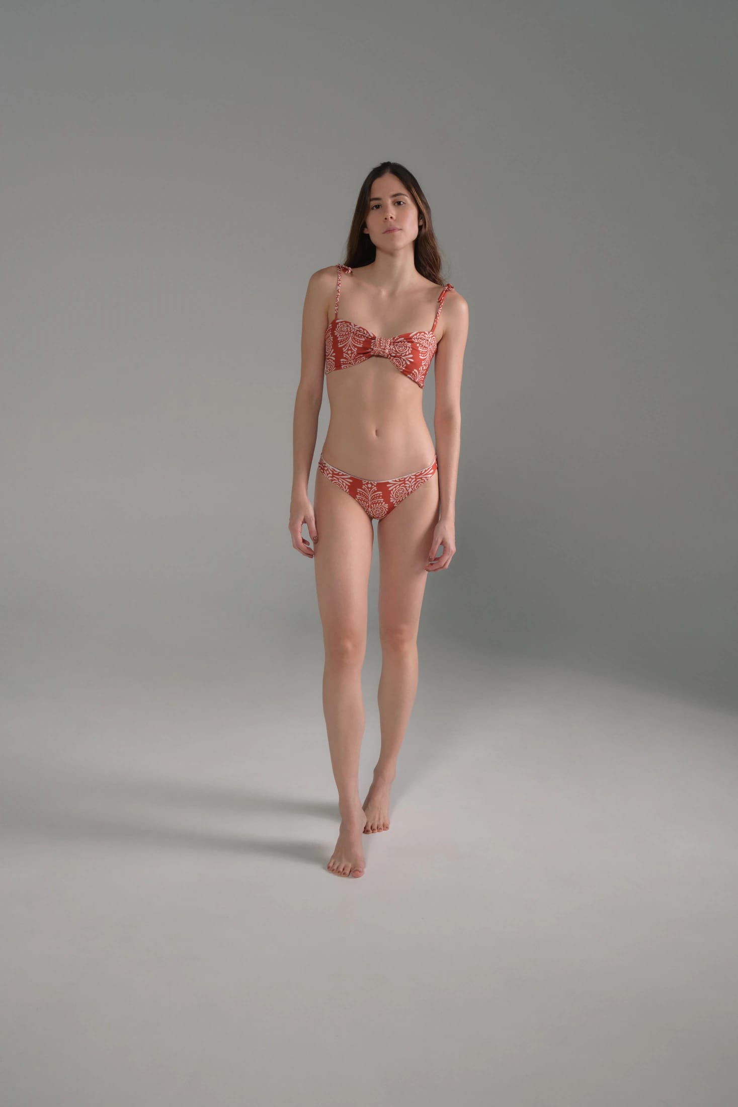 Guava Bottom / Red Arabesque - Orange Stripes - imagen 2