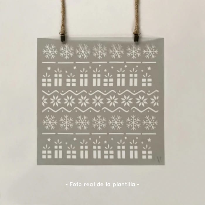 Plantillas para pintar, Vamarú Stencils, Colección Holiday 48x48cm, 1und - imagen 3