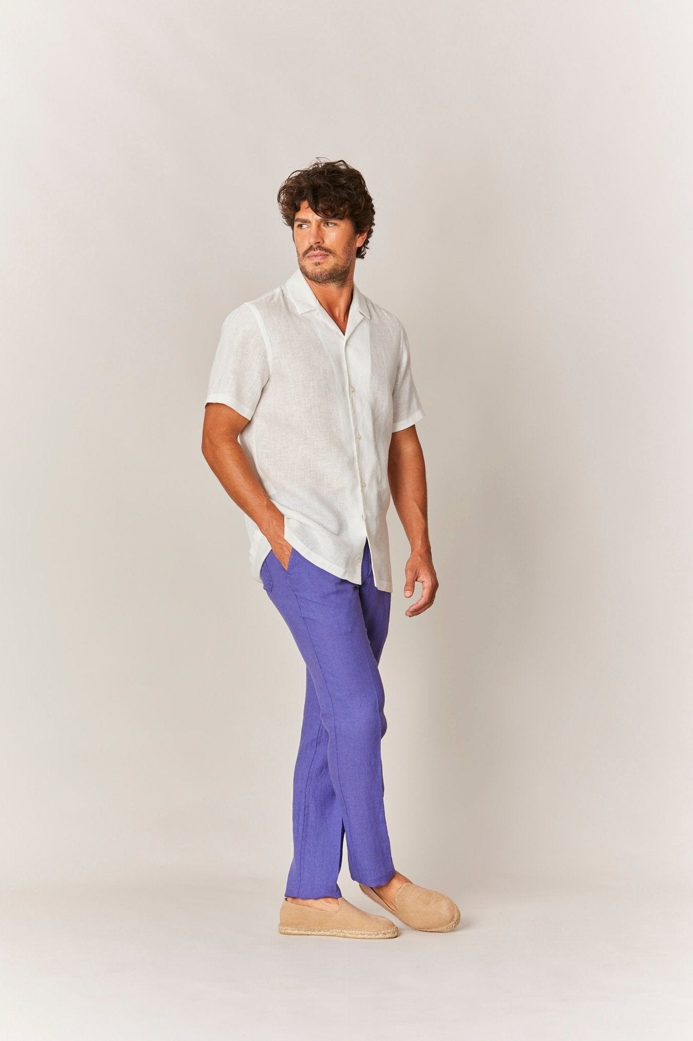 Men's linen shirt card - imagen 3