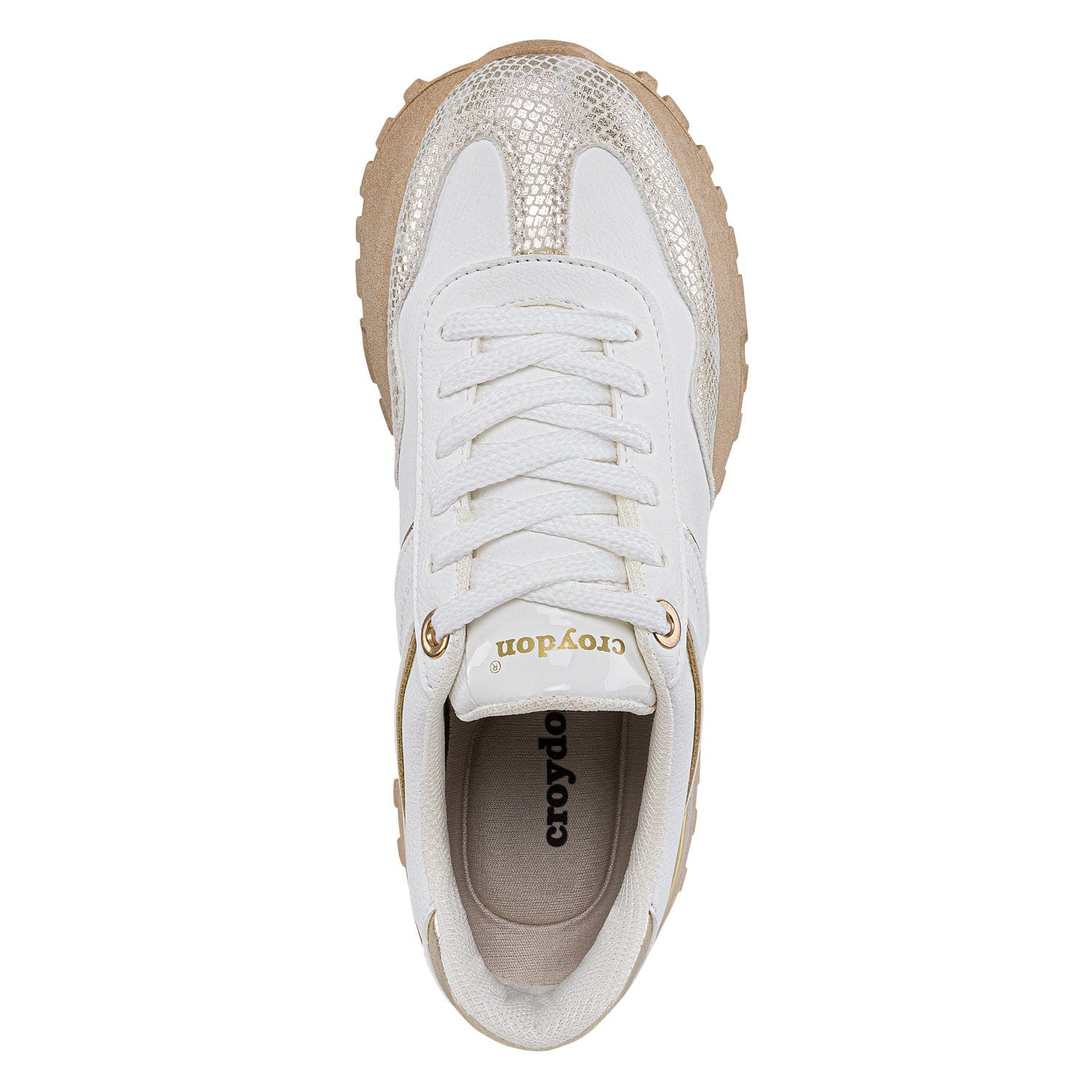 Tenis Urbanos Letizia Blanco-Oro Croydon para Mujer - imagen 3
