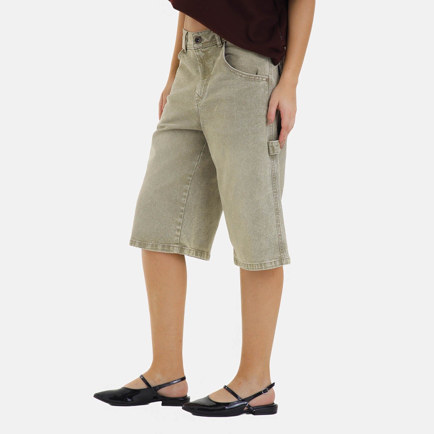 Classic Fit Jort Olive - imagen 7