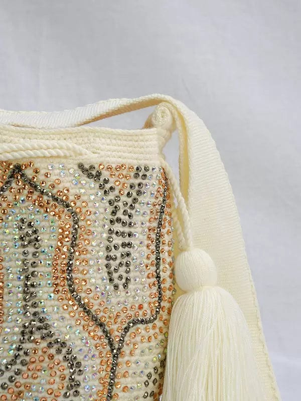 Mochila Diseño En Pedrería Medianas - imagen 5