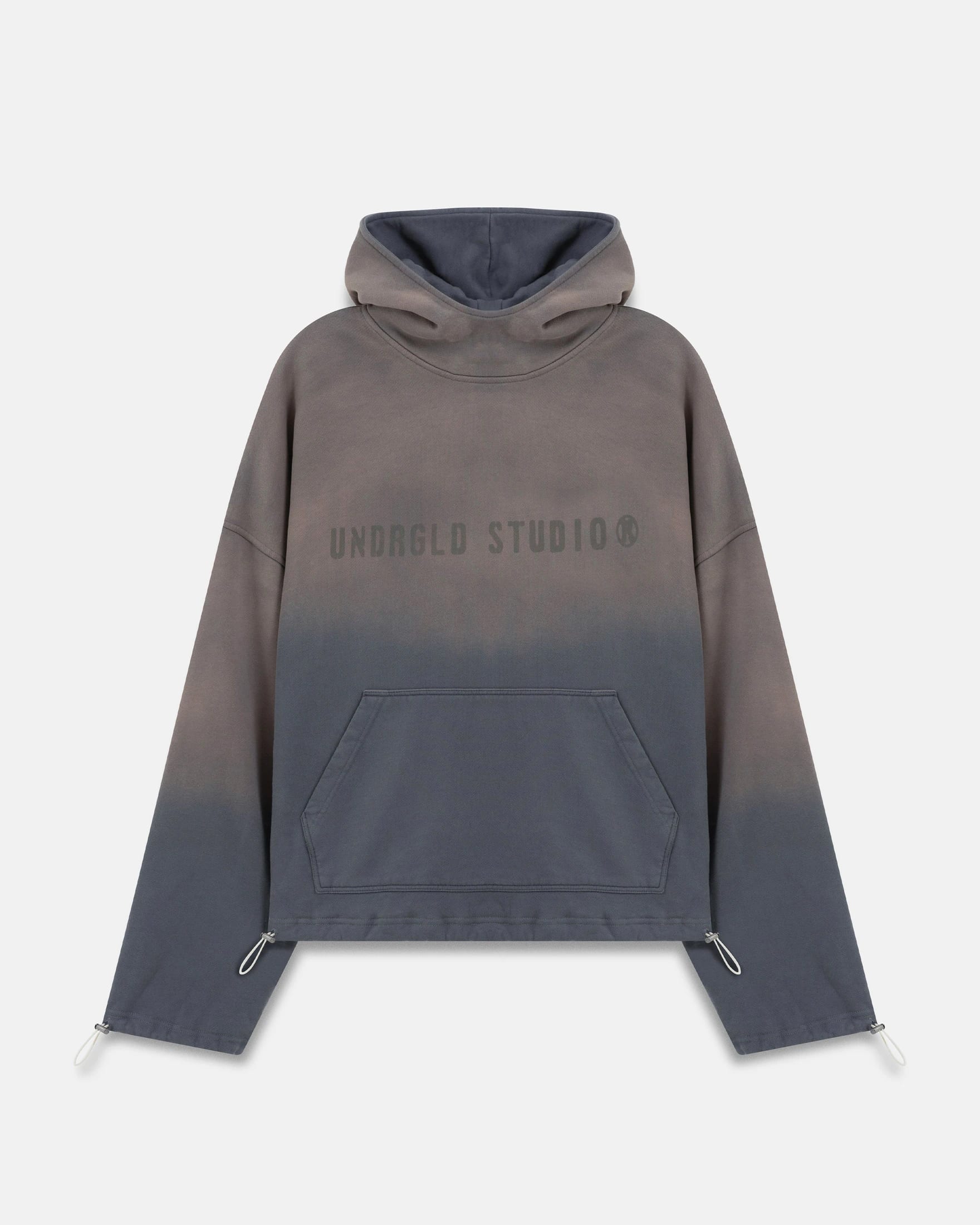 Spring Worn Logo Toggle Adjusted Hoodie Sandblast Gray - imagen 1