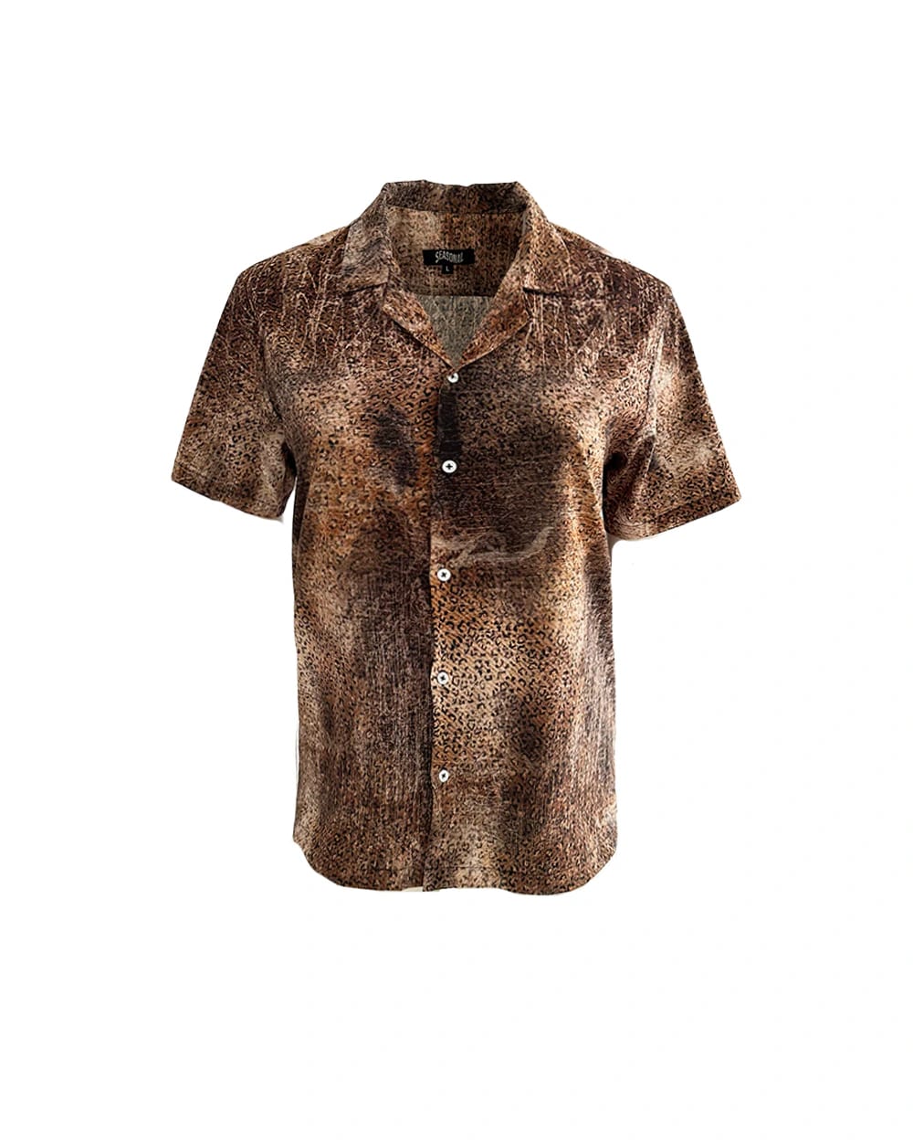 Camp Shirt in Distressed Leopard - imagen 1