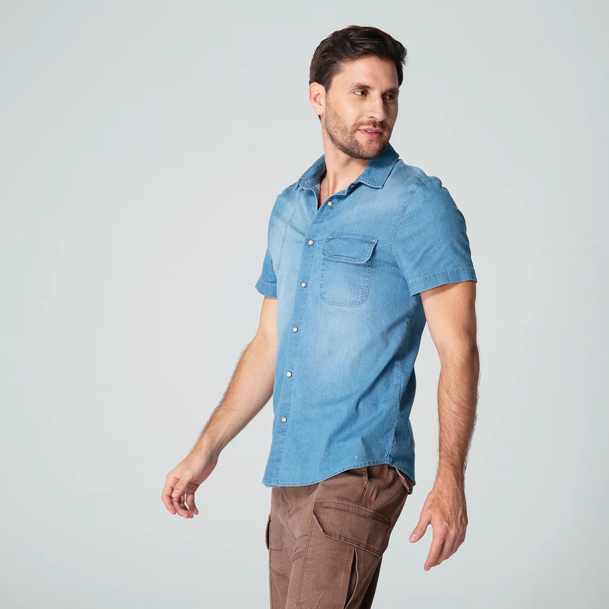 Camisa Denim Regular Texas - imagen 2