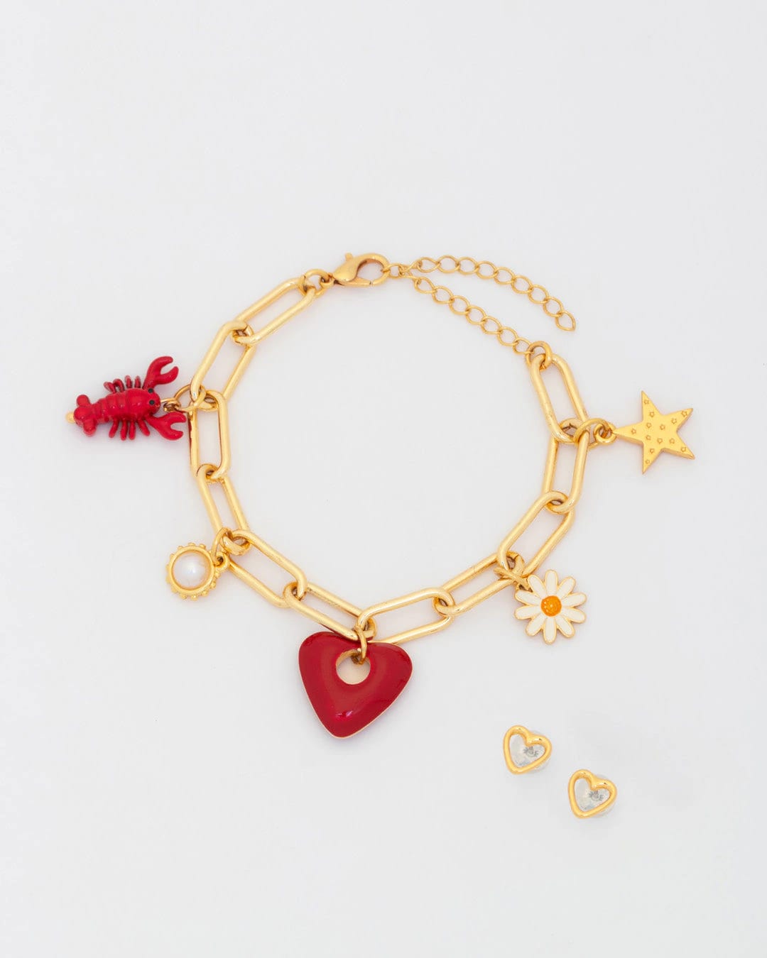Pulsera Corazón Fiesta + Aretes - imagen 2