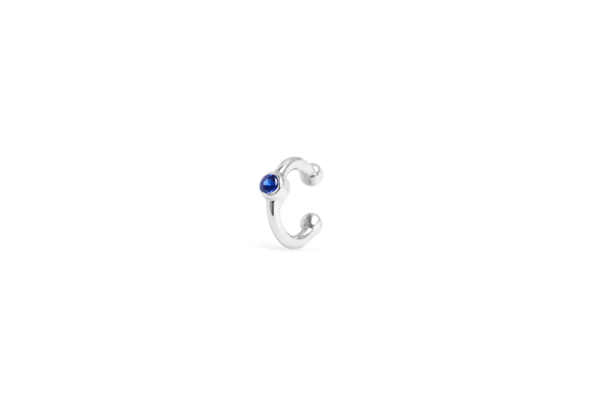 Ear Cuff Circon Azul - imagen 1
