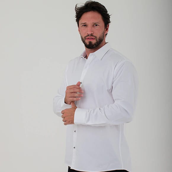 CAMISA ML 100% ALGODON HOMBRE - imagen 3