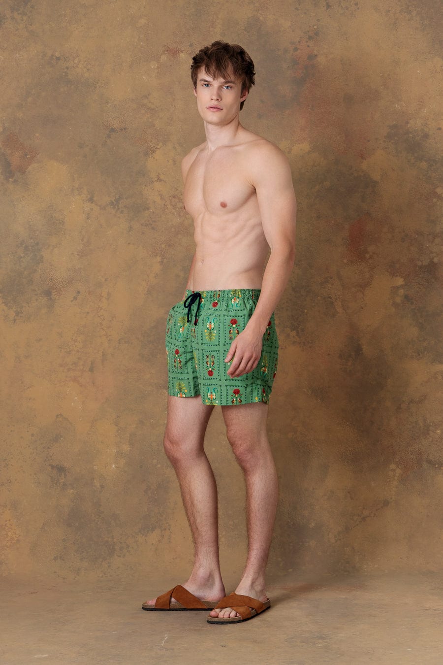 Men's swim trunk dionisio green - imagen 2