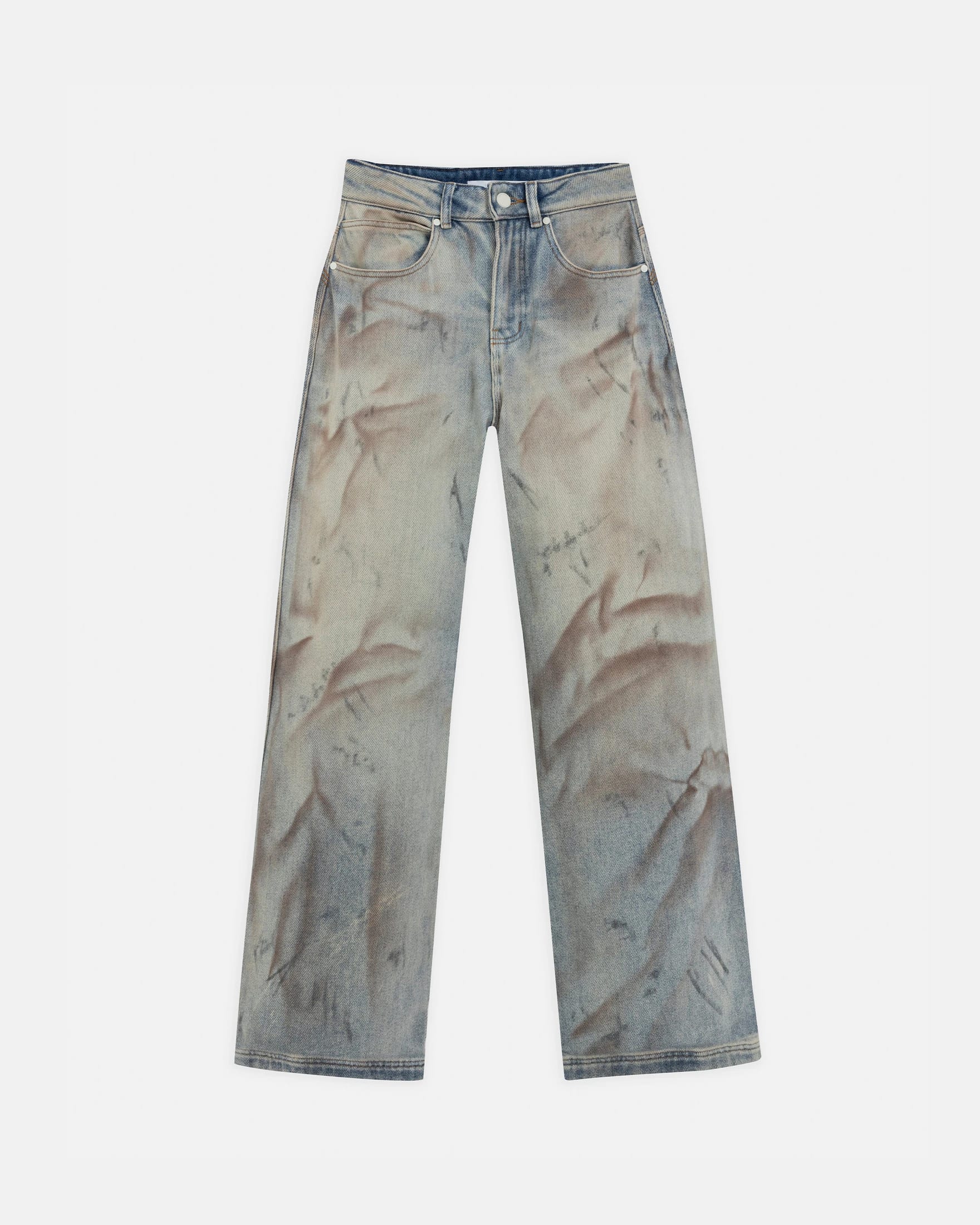 W Capsule UNDRGLD Wide Jeans Dirty Blue - imagen 3