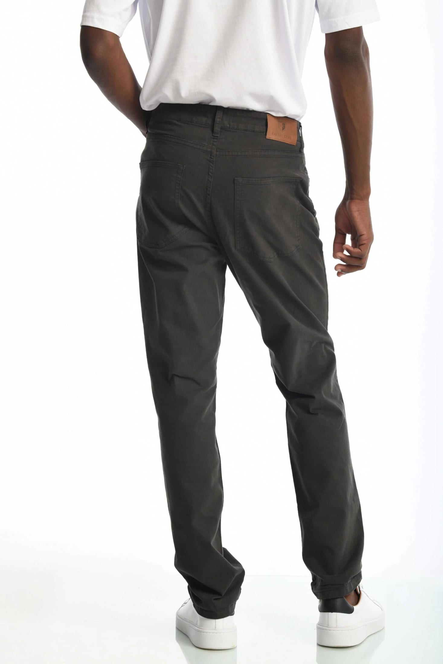 Pantalón Classic Dril 5 Bolsillos Gris Oscuro - imagen 4