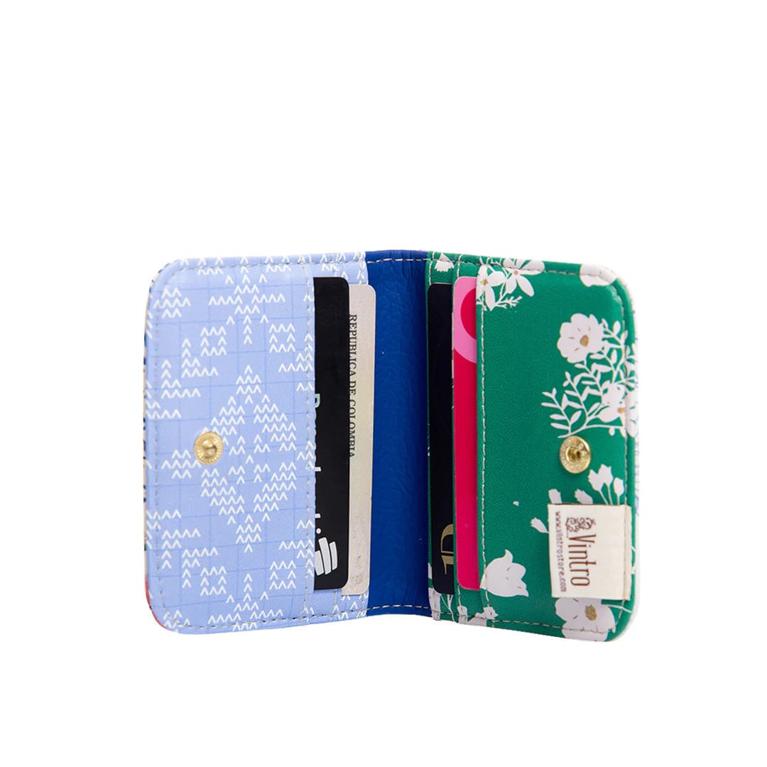 Portadocumentos Para Mujer Brasil Con Estampado Y Broche Vive La Vida - imagen 4