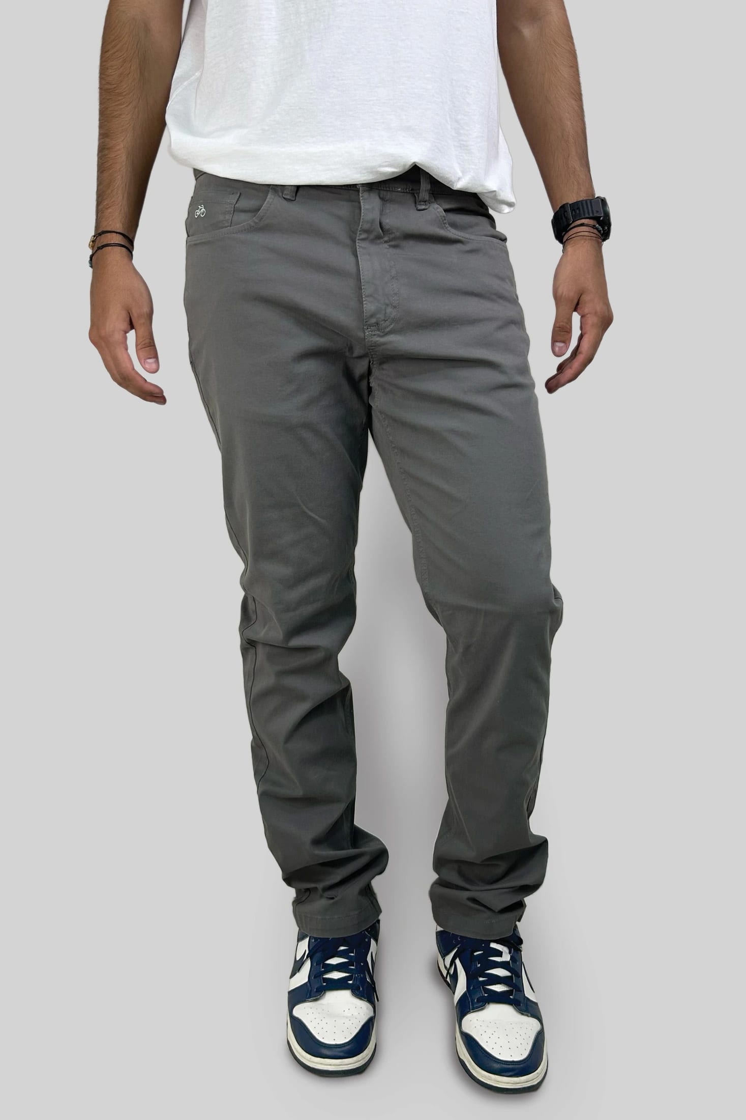 PANTALON 5 BOLSILLOS GRIS - imagen 1