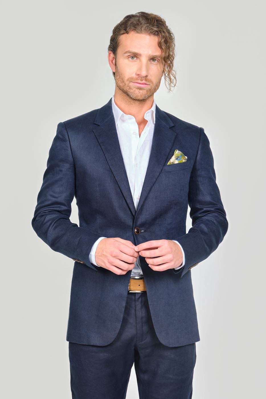 Traje Formal Sobre Medida Lino Turqui - imagen 1