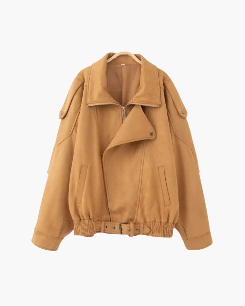 Vintage Suede Drape Jacket - imagen 2