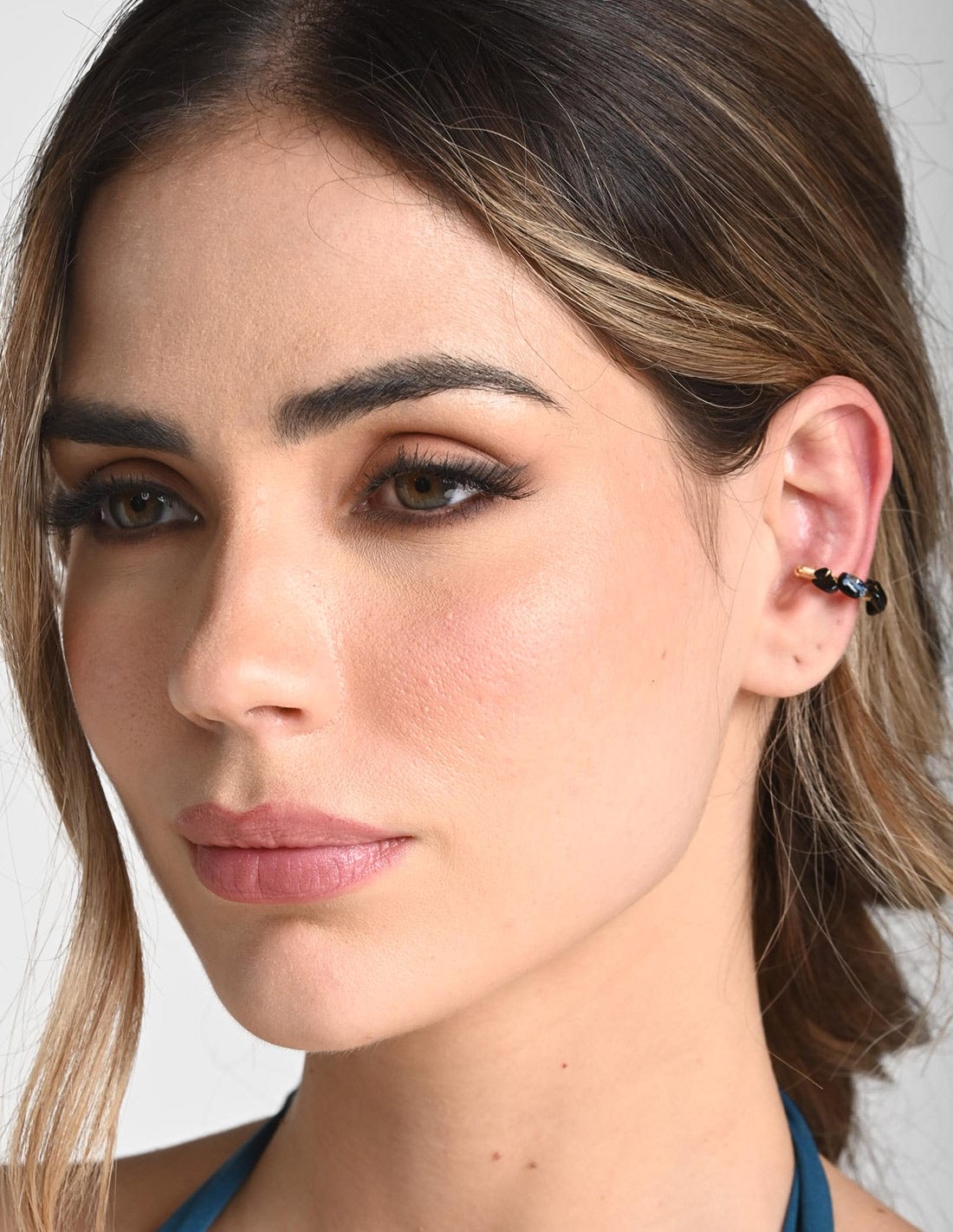 Ear Cuff Nala Agata + Black - imagen 2