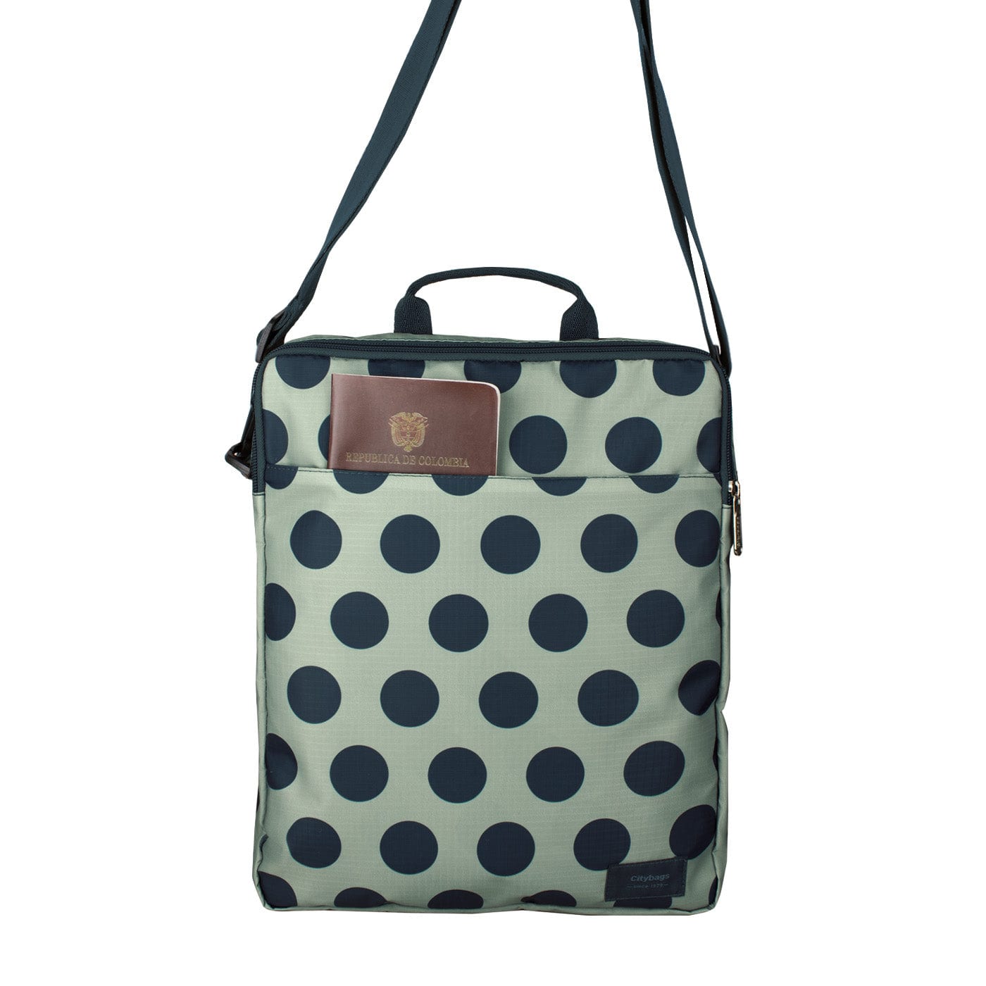 Bolso Manos Libres Convertible a Morral Citybags ULTRA Dots - imagen 7