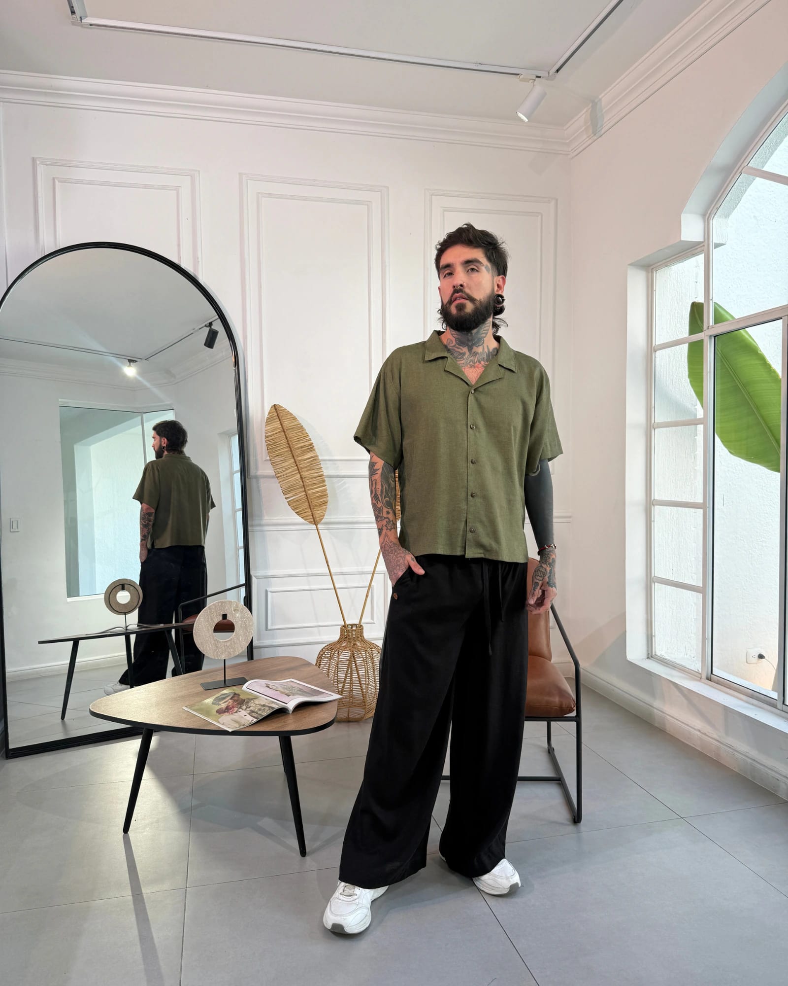 Camisa napoleon green - imagen 1
