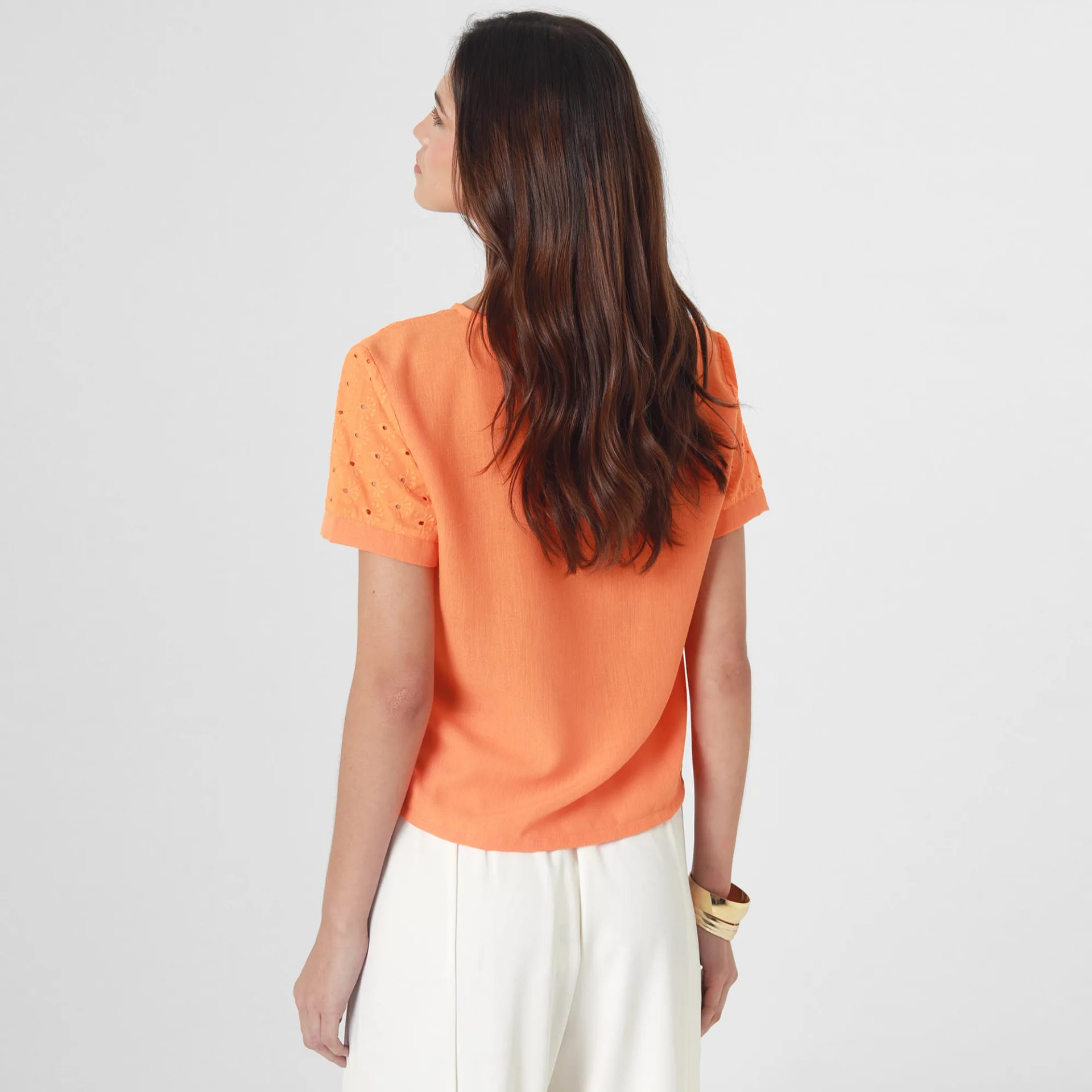 Blusa Cuello Redondo Manga Corta - imagen 4