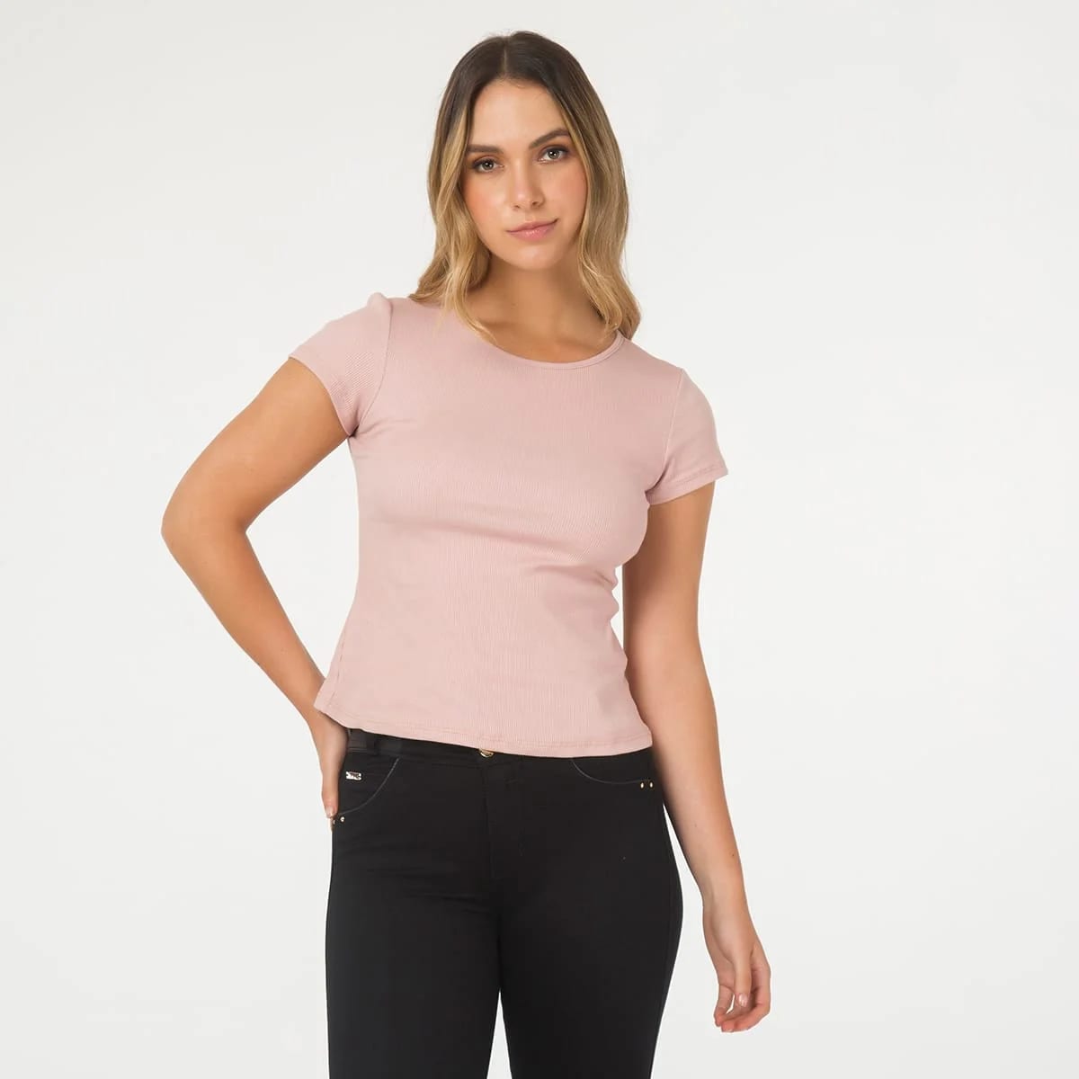 Camiseta Basica Cuello Redondo Melisa - imagen 3