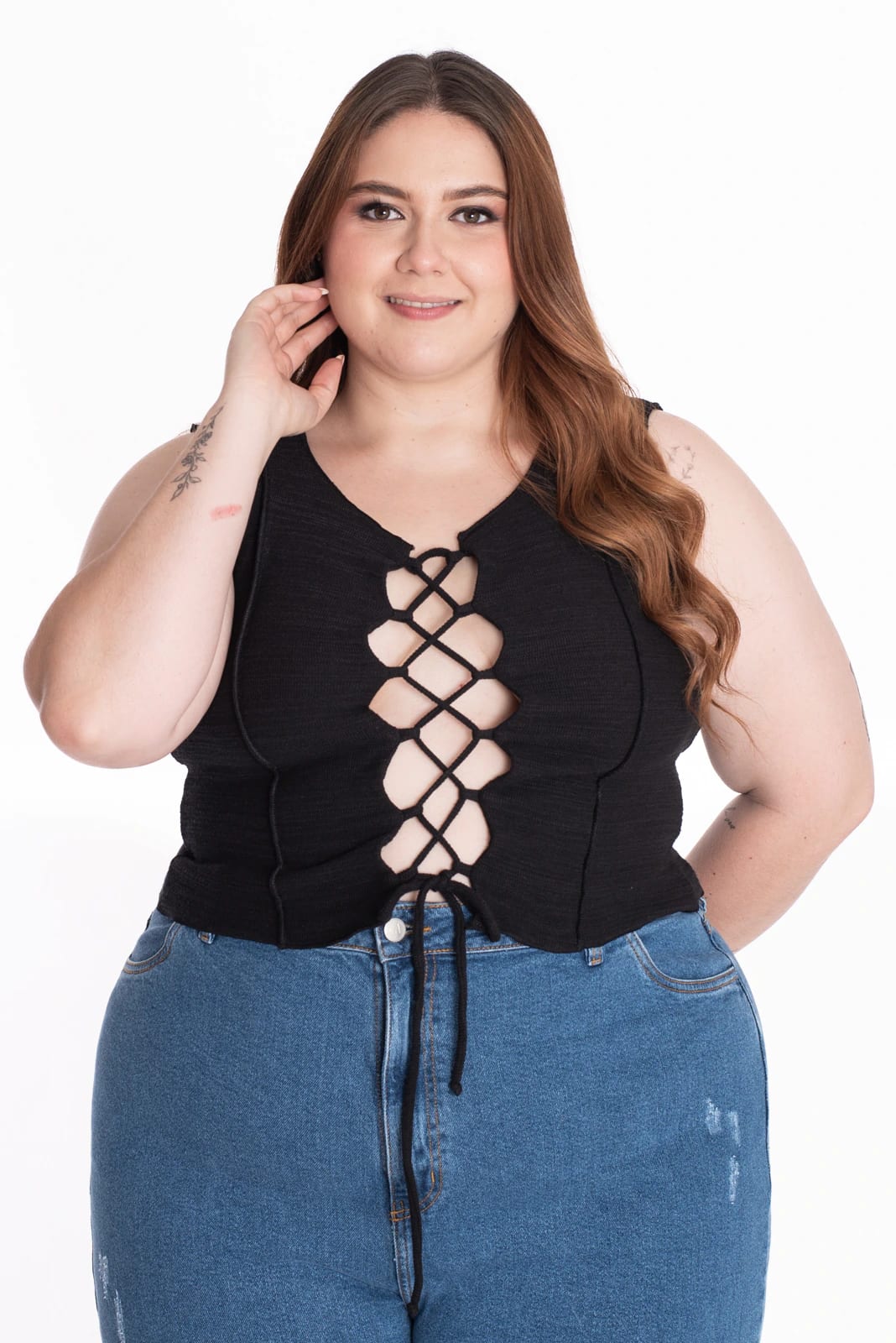 Crop Top Bonnie Negro - imagen 8