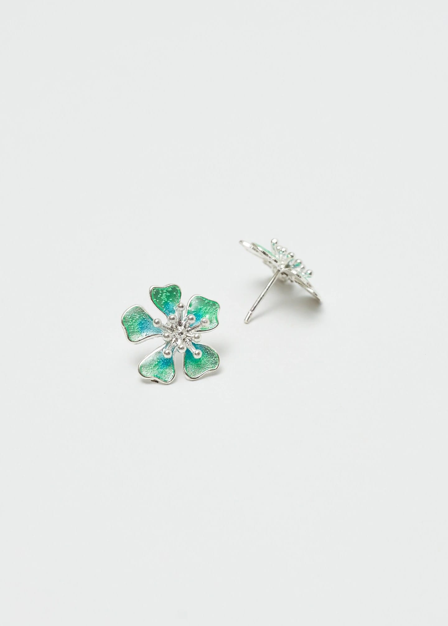 Aretes aurora mini verde - imagen 2
