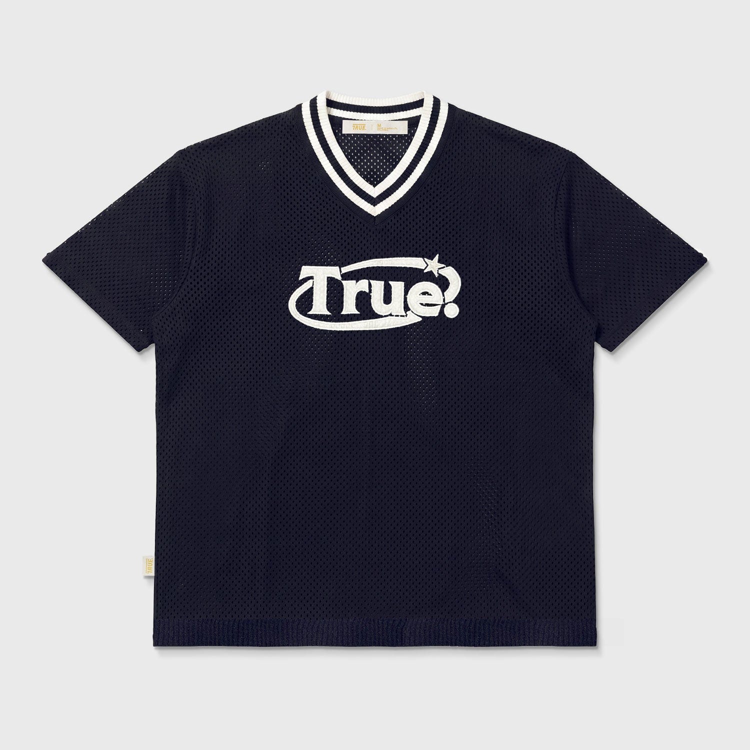 Oversized Knitted Jersey - Navy Blue - imagen 1