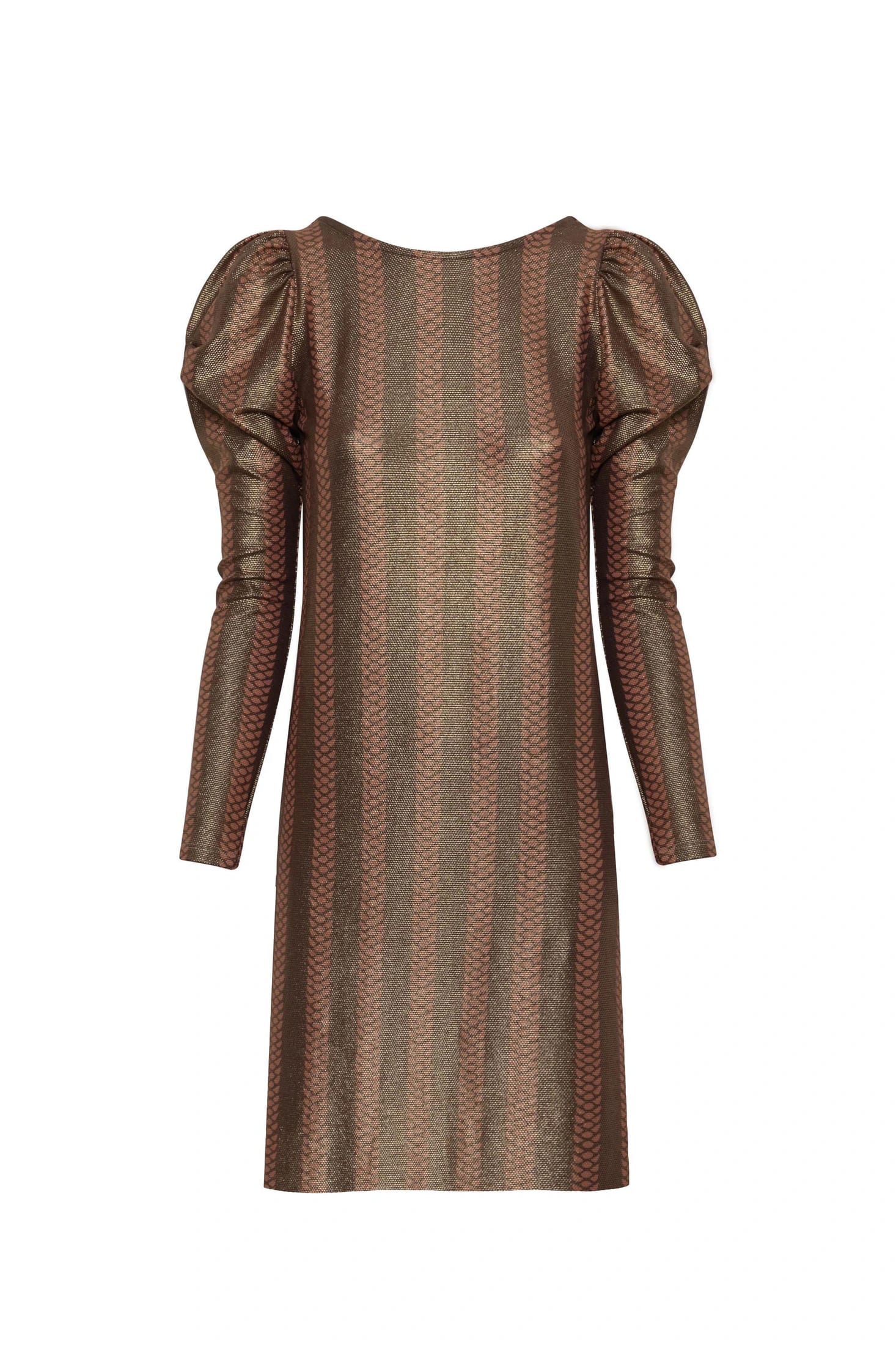 Saberia Jersey Mini Dress / Gold - imagen 1