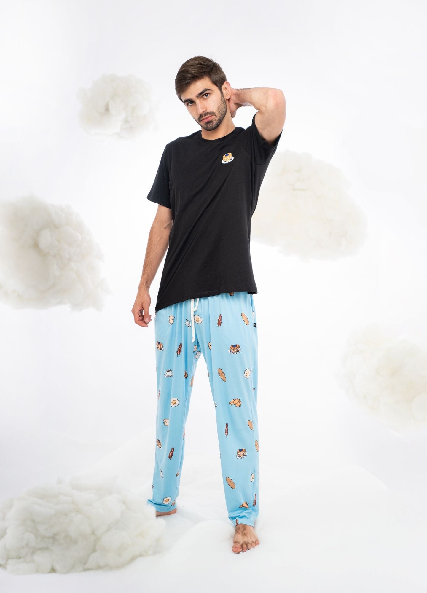 Conjunto Pantalón Desayuno - Celeste - imagen 1