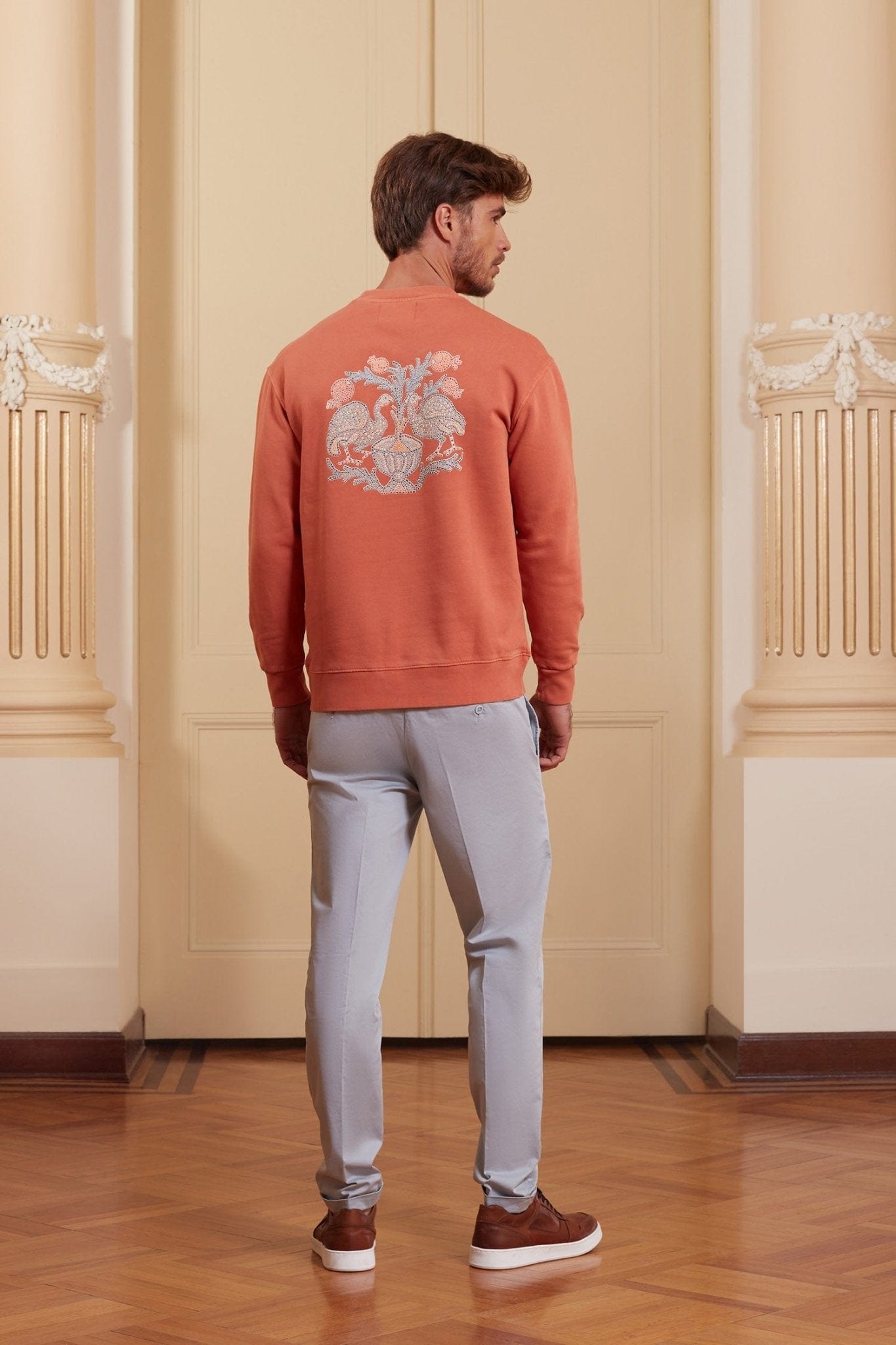 Men's musas sweatshirt terracotta - imagen 2