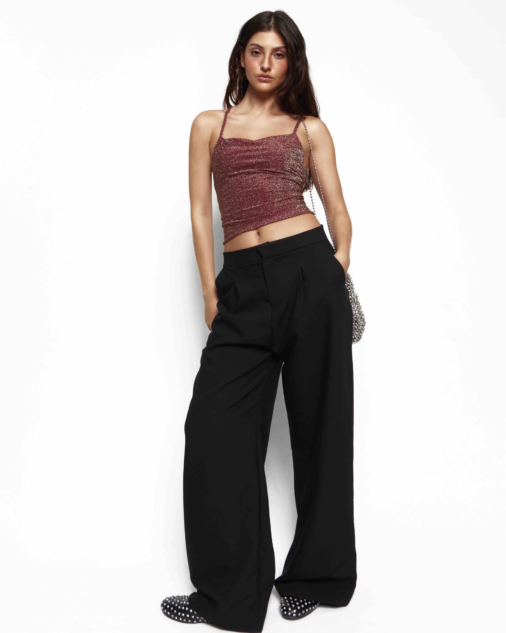 BOX PLEAT TROUSERS - imagen 4