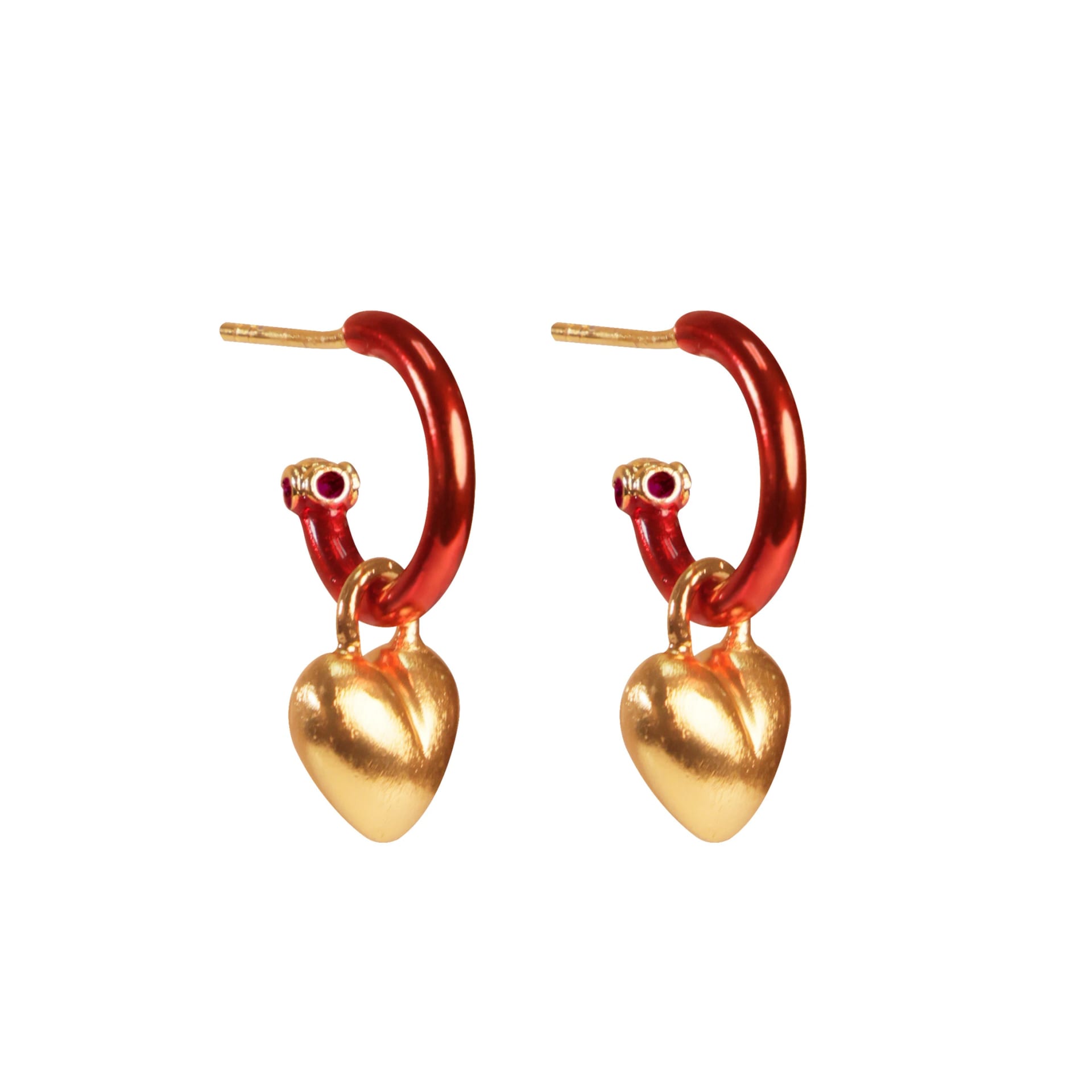 Candongas Steel Hearts Mini - imagen 1