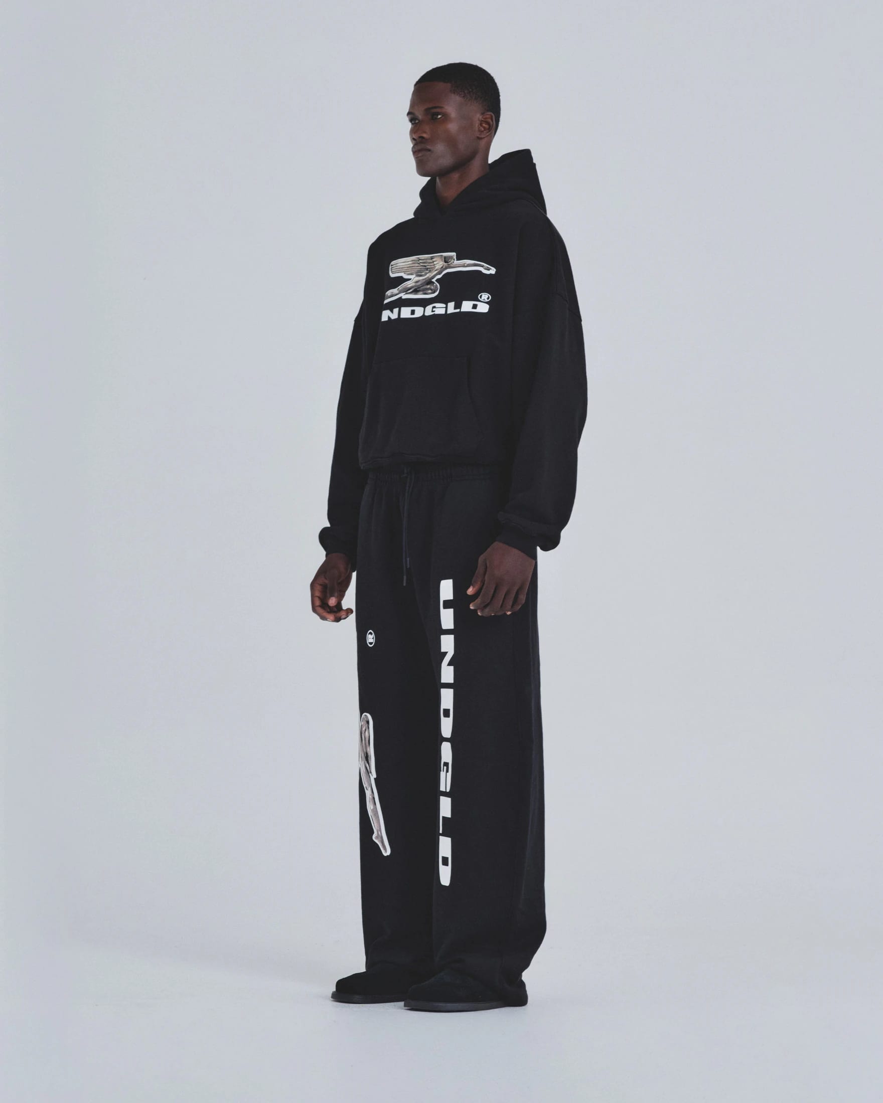 Holy State Deco Boxy Fit Hoodie Black - imagen 5