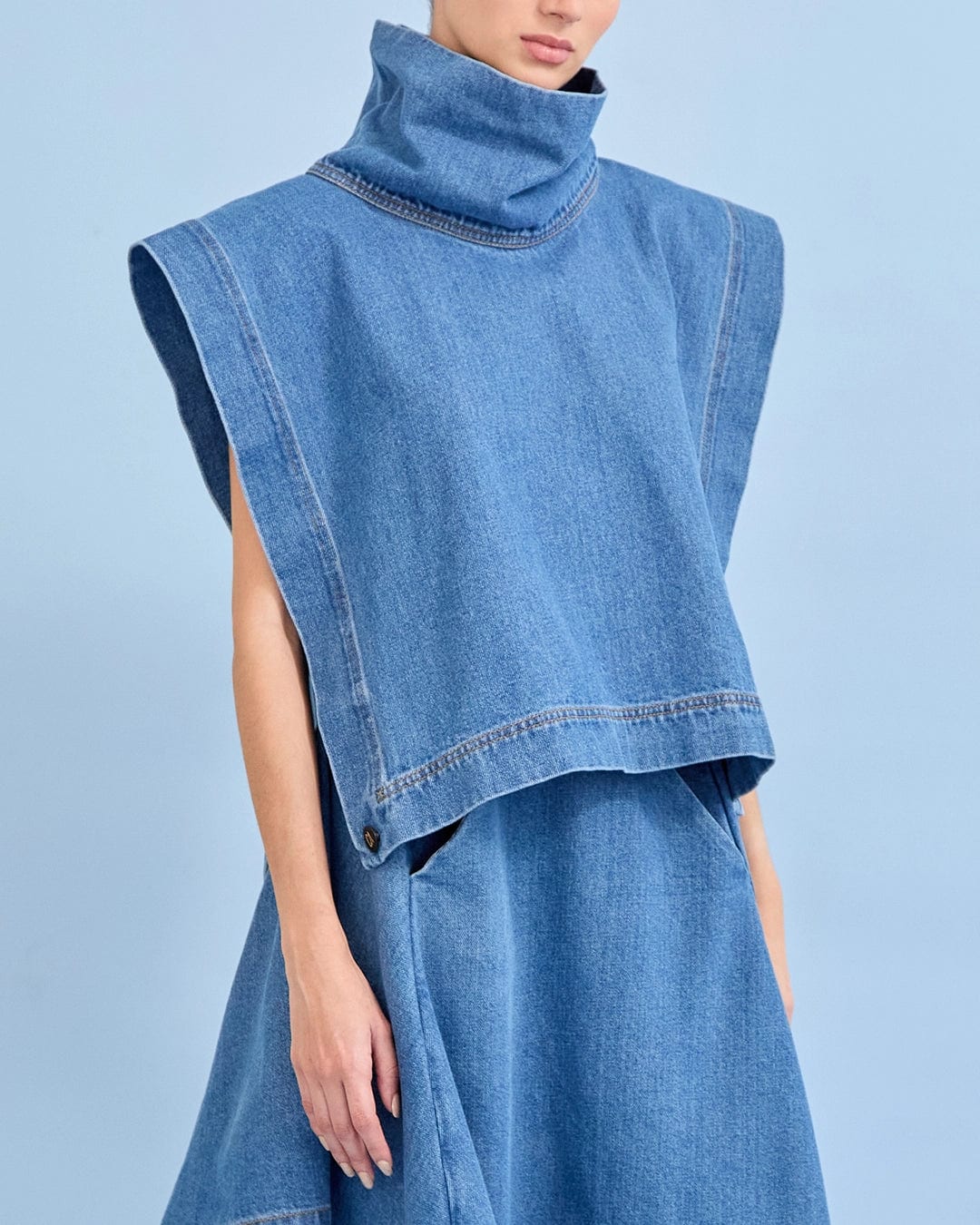 Poncho TAJO AZUL - imagen 1