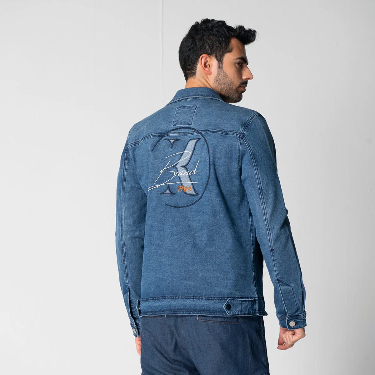 Chaqueta Denim Slim Dobby - imagen 3