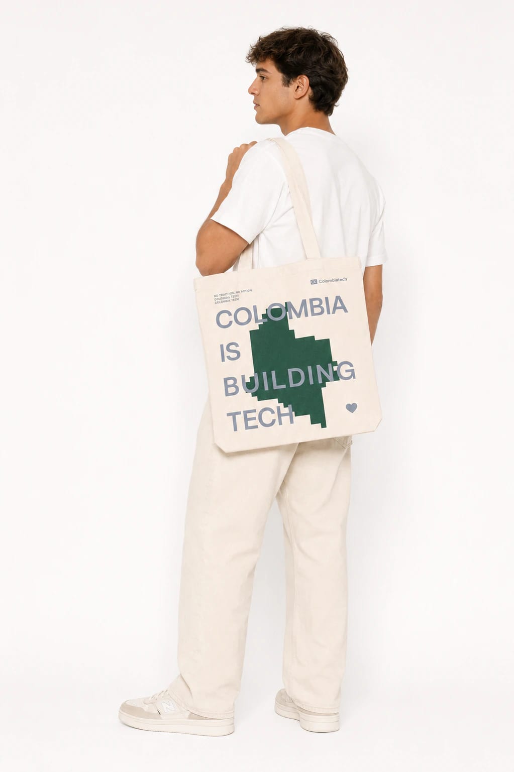 CTW Tote Bag Building Tech crudo - imagen 3