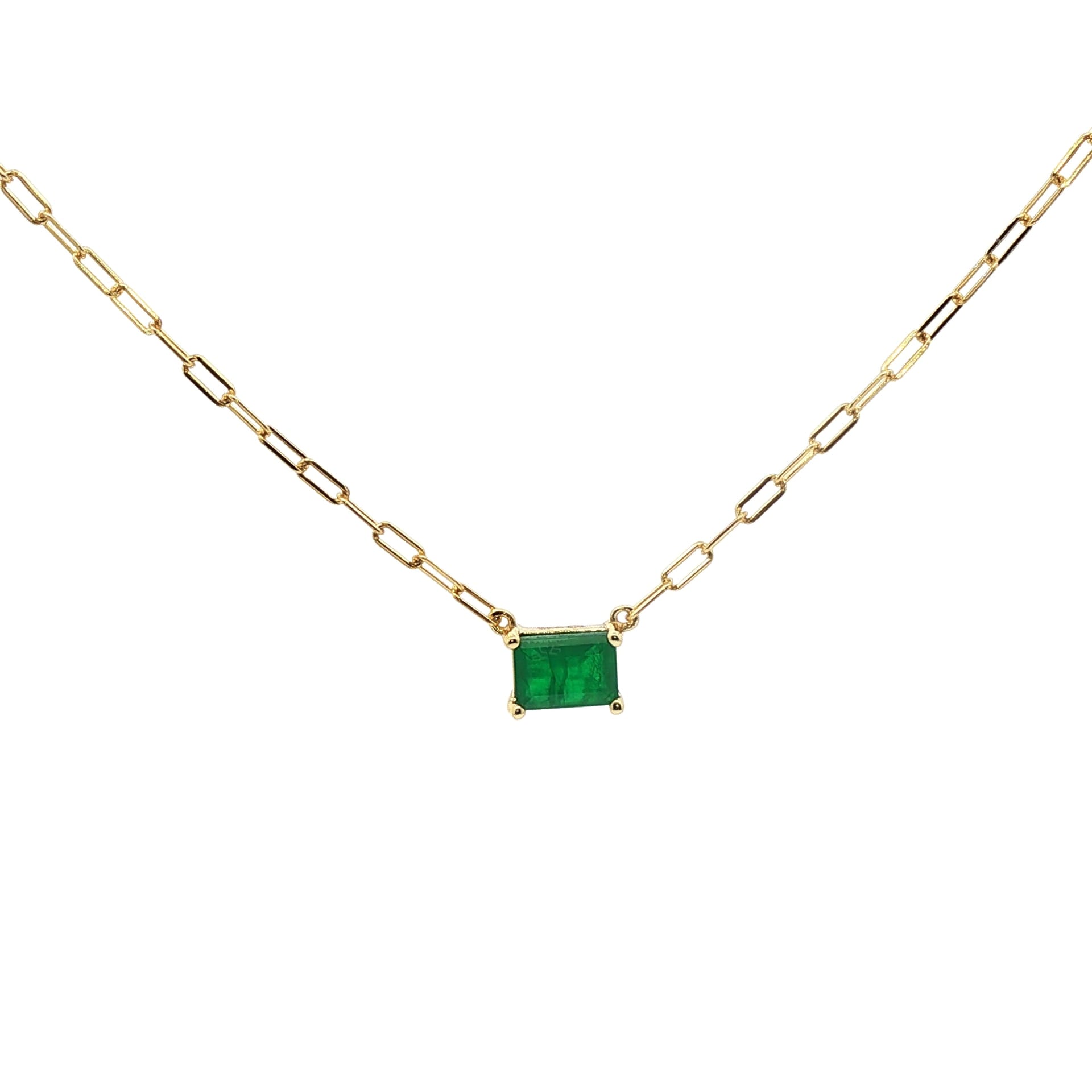 Green Sparkle Necklace - imagen 1