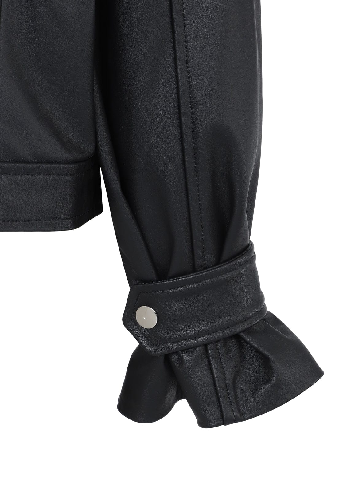 LEROY BIKER LEATHER JACKET - imagen 4