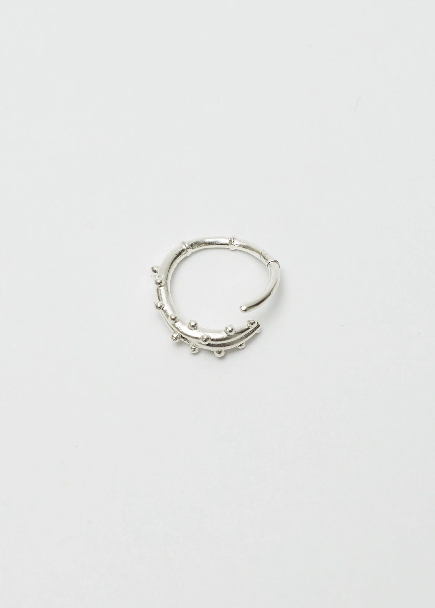 Anillo Earcuff Estambre Plata - imagen 2