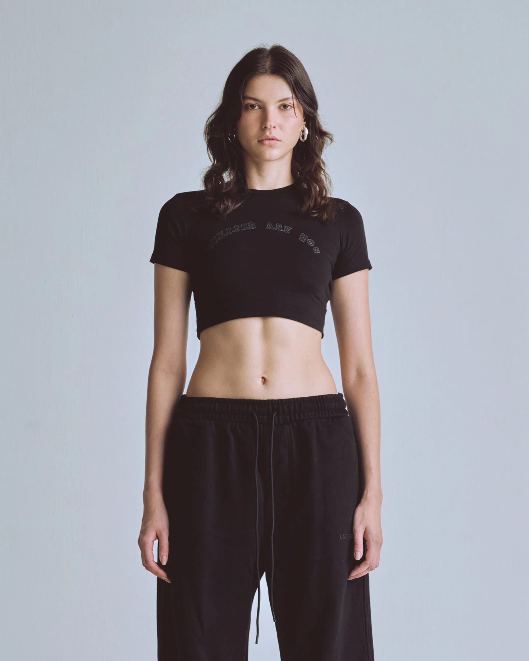 Capsule Blessed Are You Baby Tee Black - imagen 2