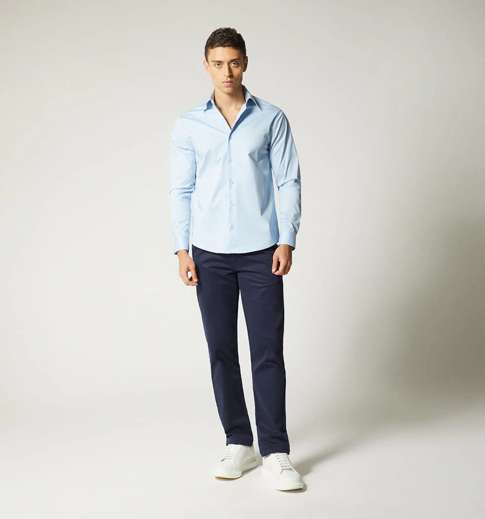 Camisa para hombre básica regular fit m/l - imagen 17