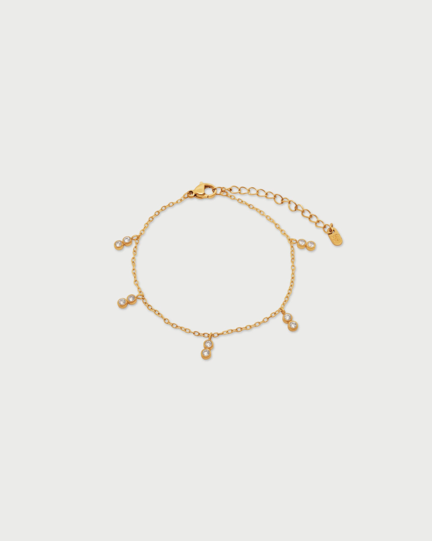 Pulsera Dijes 2 Cristales - imagen 3