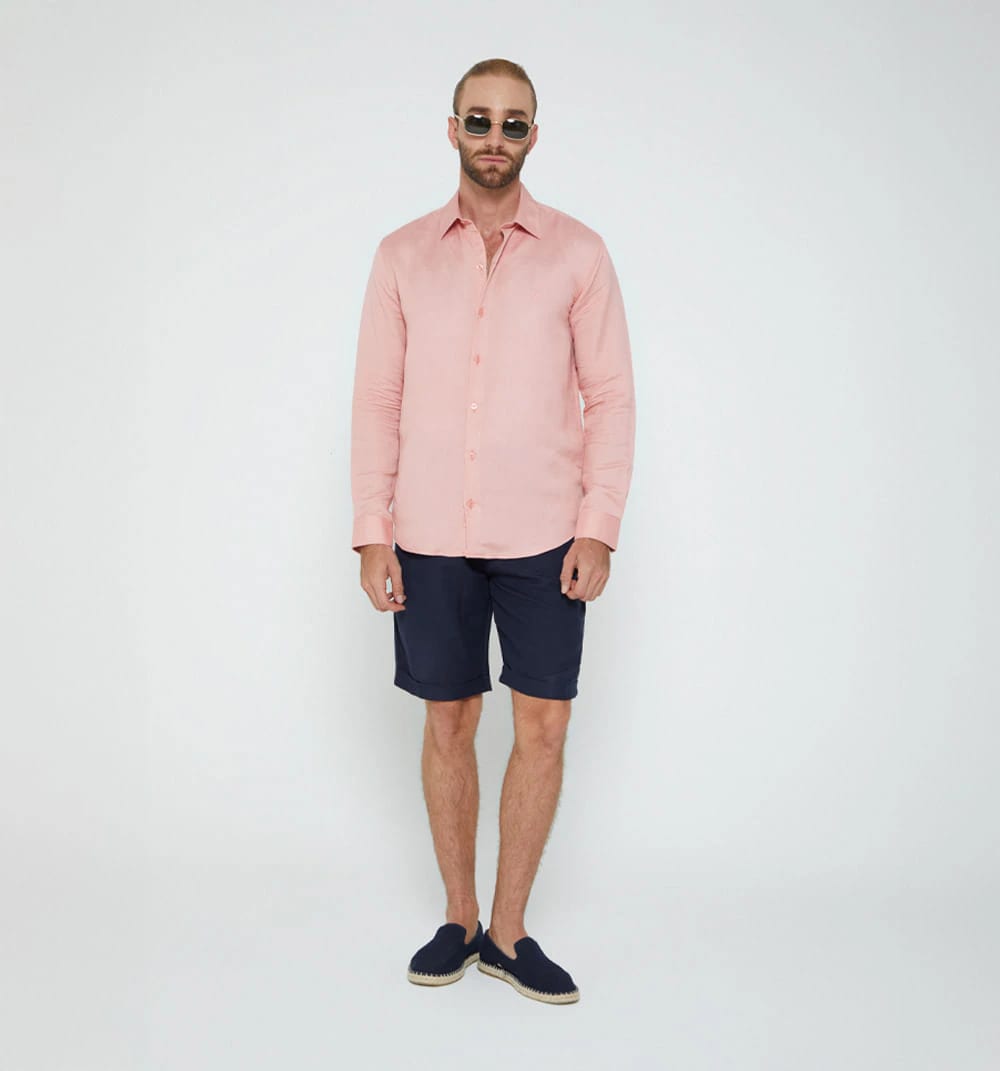 Camisa para hombre de lino - imagen 7