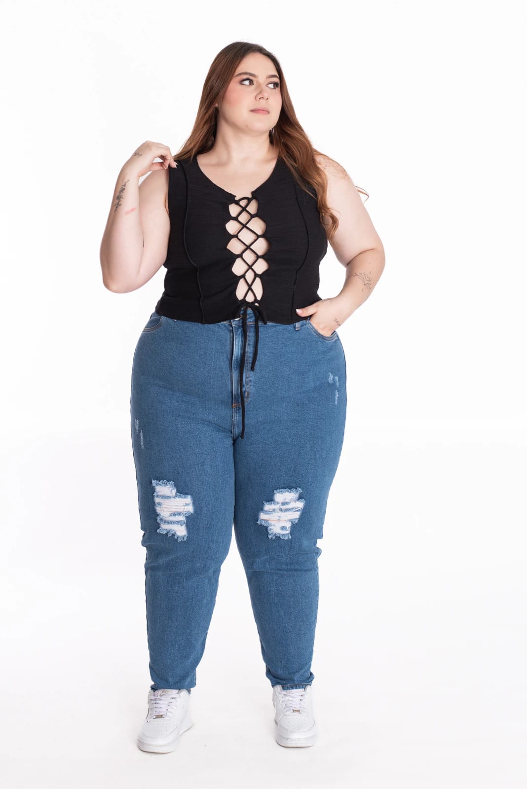 Crop Top Bonnie Negro - imagen 9