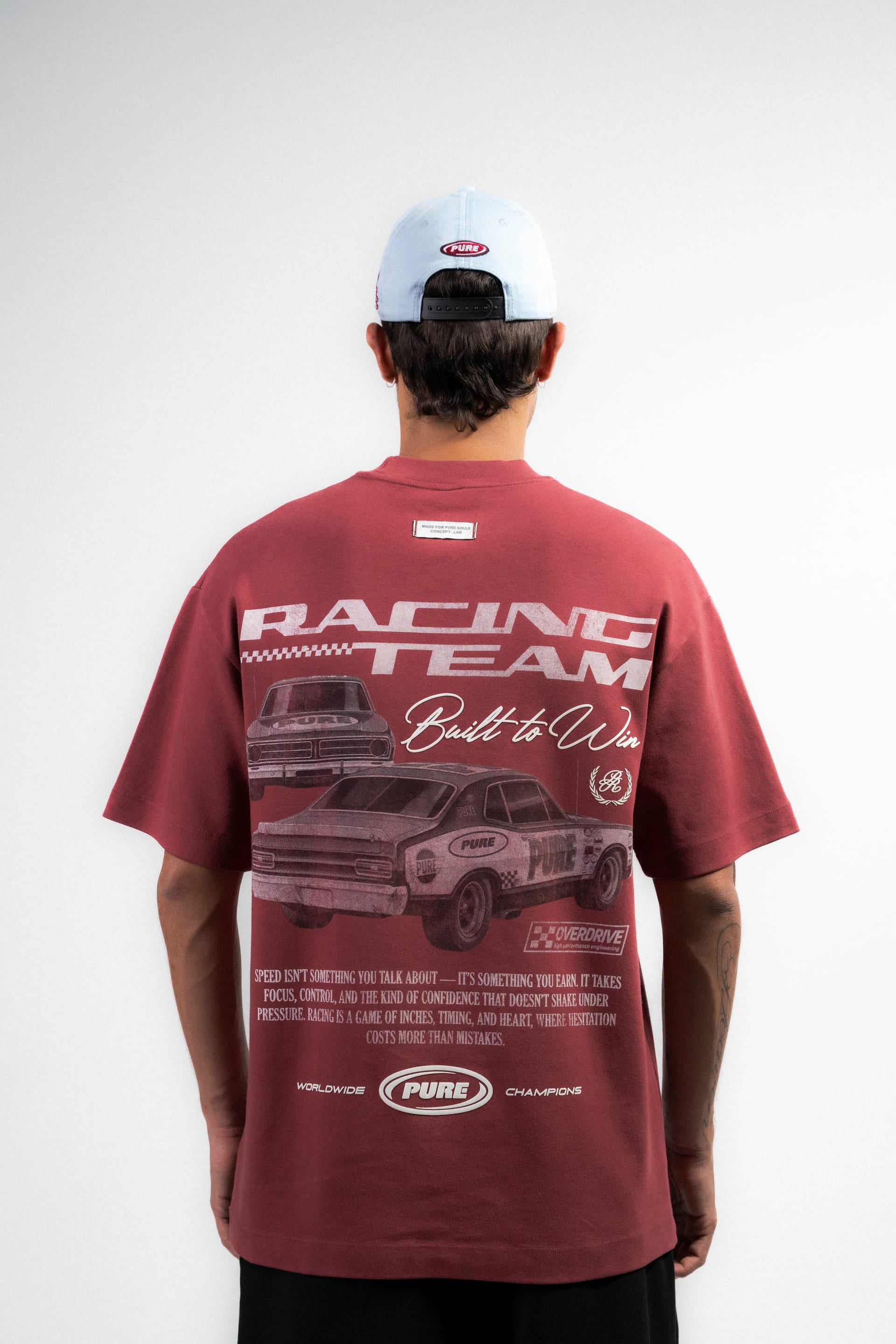 Overdrive Burgundy T-Shirt - imagen 3