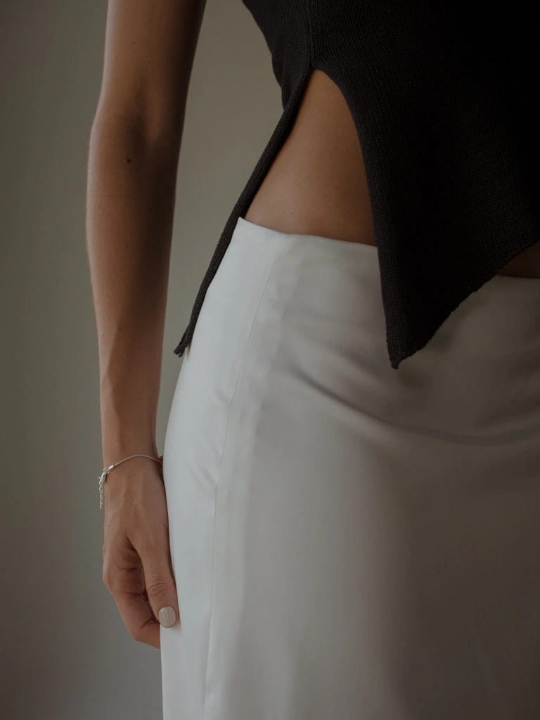 LONG CORE SKIRT  - SOFT WHITE - imagen 7