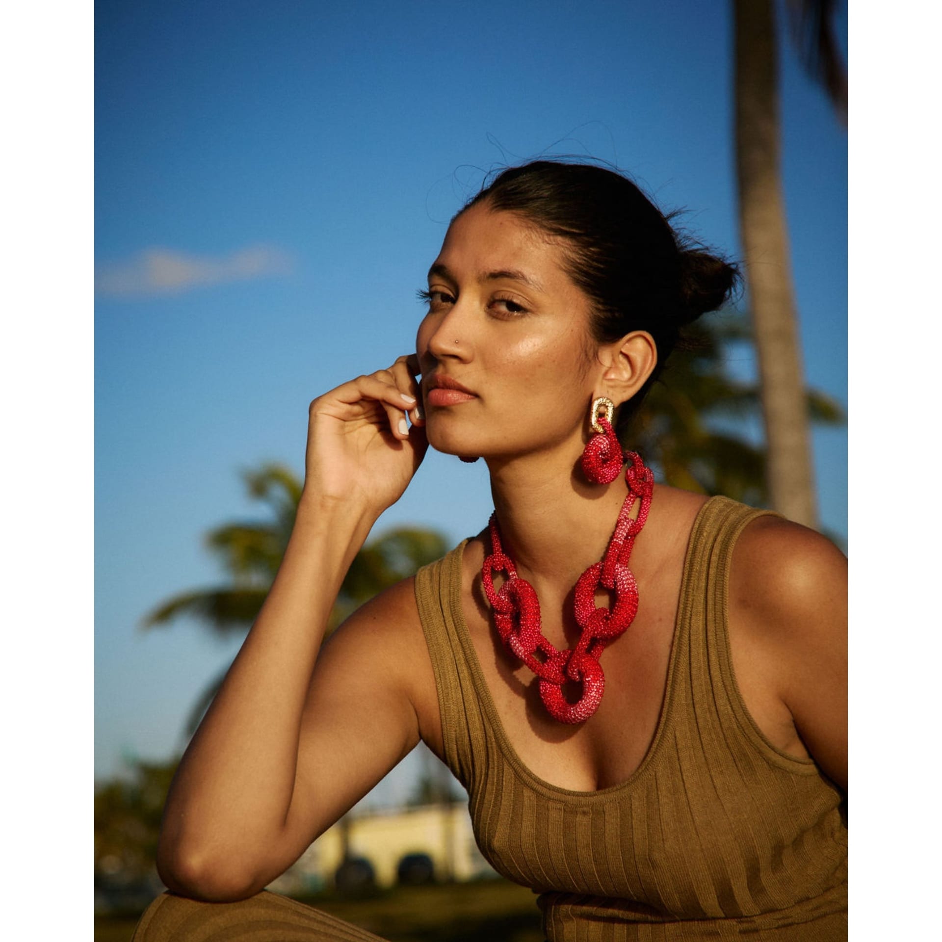 Link Beaded Necklace - imagen 5
