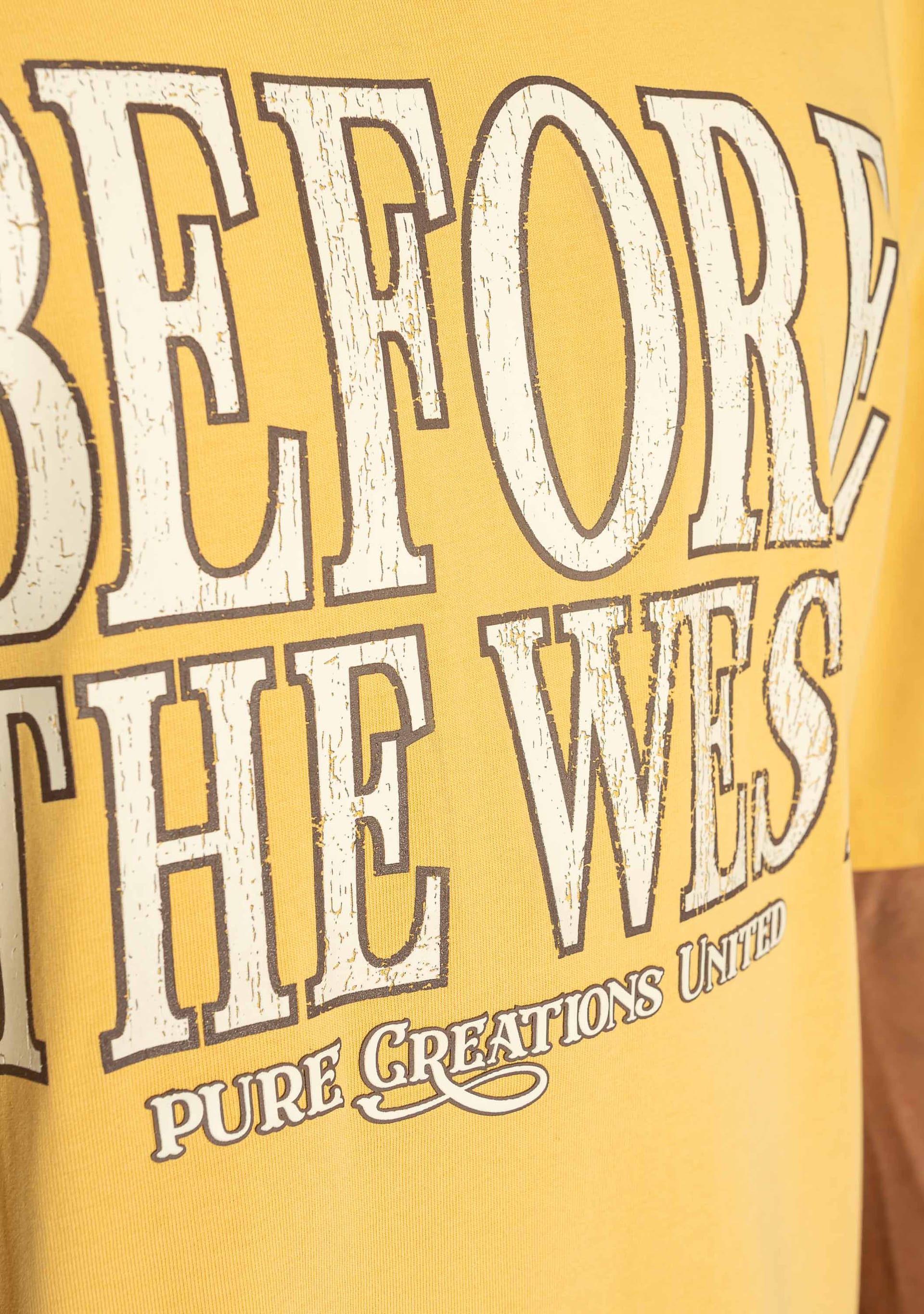 Before The West mustard t-shirt - imagen 7